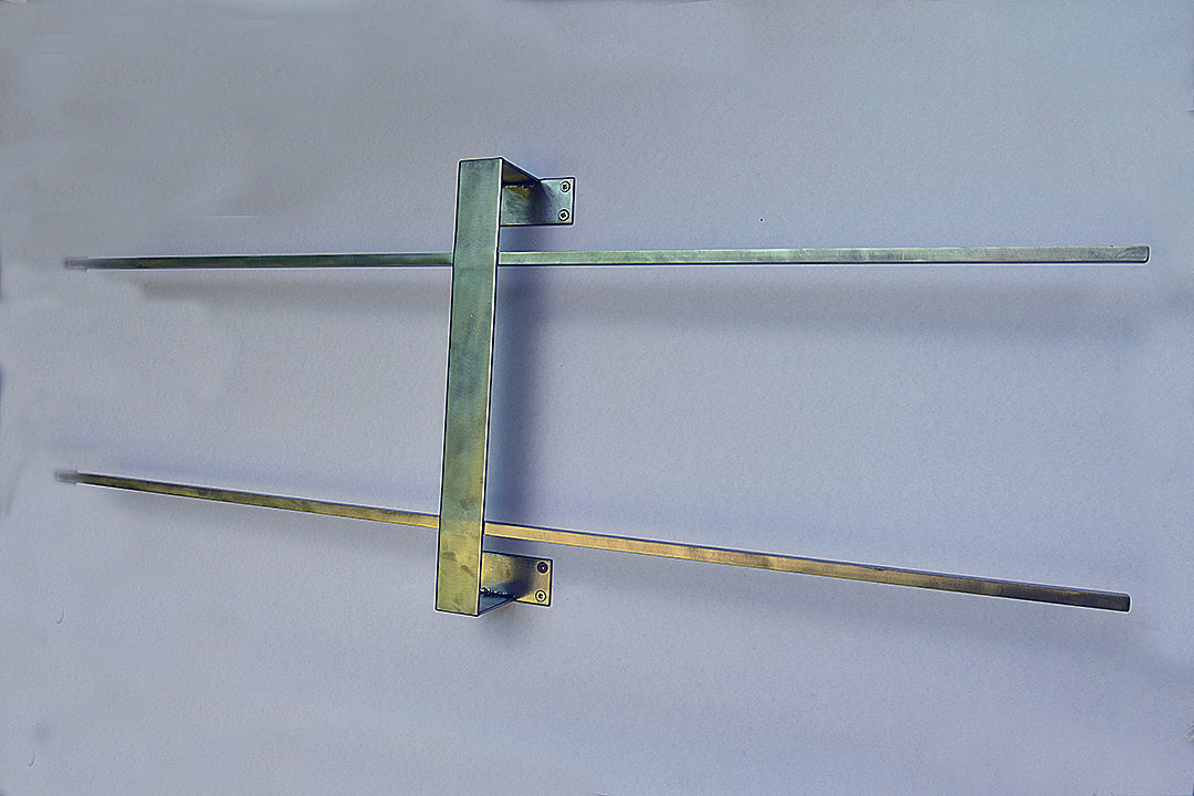 Vertical Steel Towel Rack #3, Steel Wall Towel Holder, Vertical